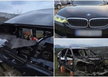 Mașină de lux închiriată în Iași, dezmembrată la Brașov. Proprietarul, amenințat cu moartea