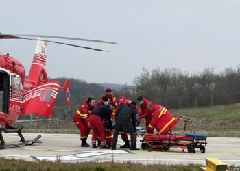 Elicopter SMURD in Vaslui