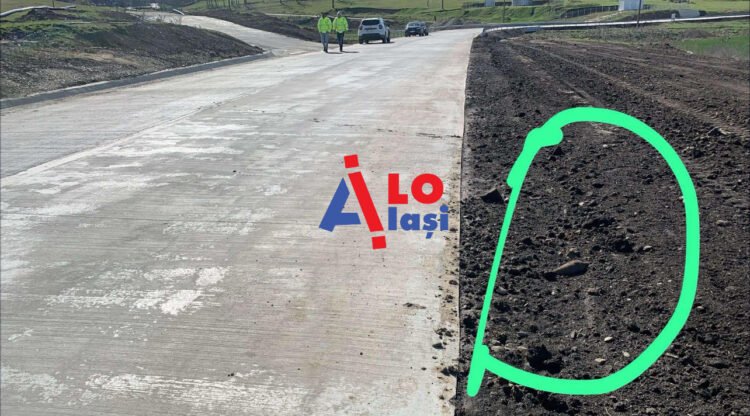 Obuz descoperit pe varianta ocolitoare Popricani-Largă Jijia. Autoritățile, alertate de urgență