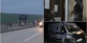 Răsturnat cu ambulanța veterinară. Avea o alcoolemie de 1,10 mg/l