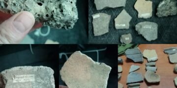 Foto-Vestigii dacice vândute ilegal în talciocul din Iași