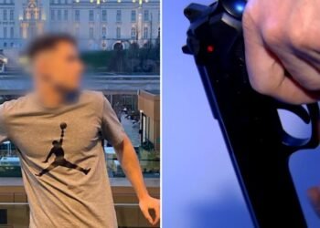 Polițist împuscat in cap