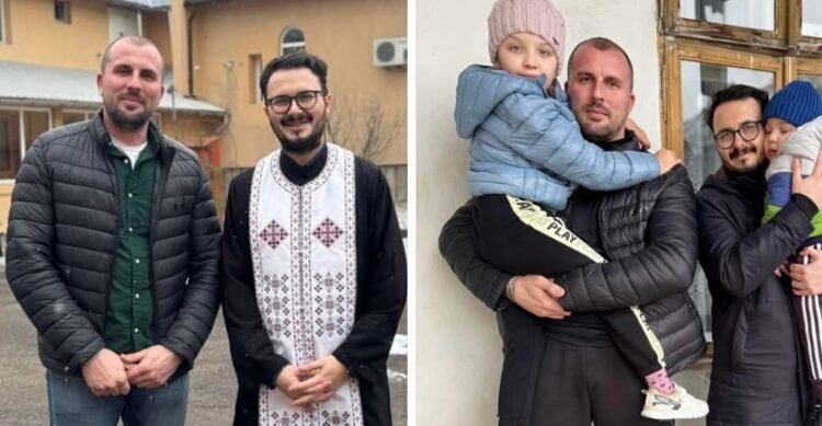 Polițistul Dani Cek și părintele Alexandru Lungu luptă să strângă 174.000€ pentru salvarea fraților Gabriela și Maxim