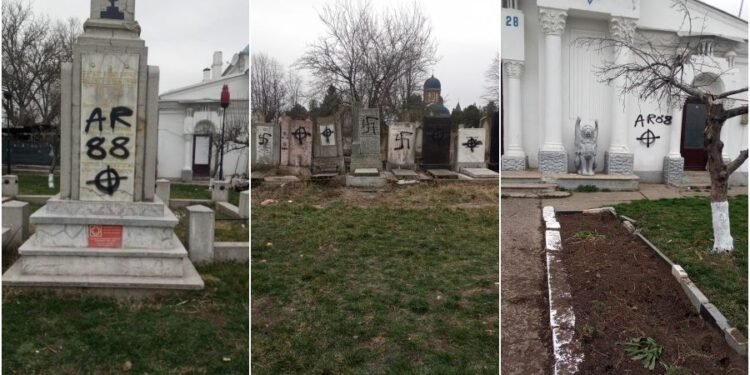 morminte cu semne naziste