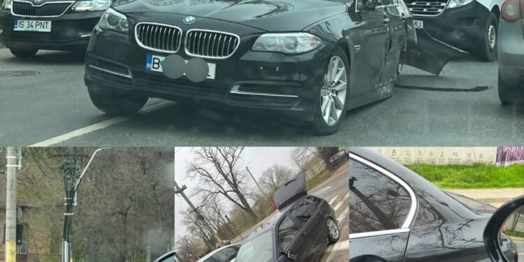 A urcat băut la volan, fără permis, și a lovit în plin! Tânăr din Iași, prins după ce a fugit de la locul accidentului