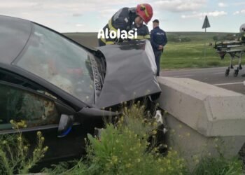 Accident rutier în Bălș, comuna Boureni: Trei persoane transportate la spital