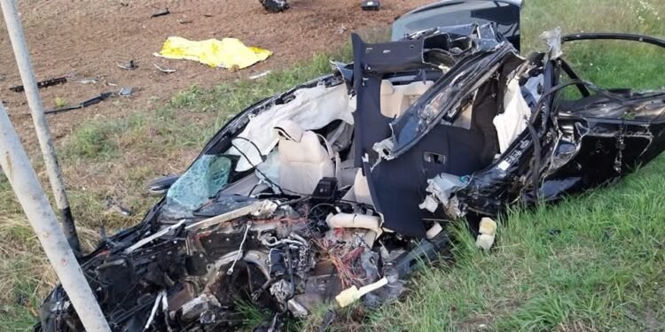 Foto/Carnagiu pe Centura de Nord a Craiovei: Doi morți și un rănit într-un grav accident rutier