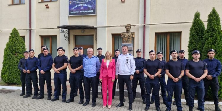 DGA Iași îi pregătește pe tinerii jandarmi pentru o carieră fără compromisuri