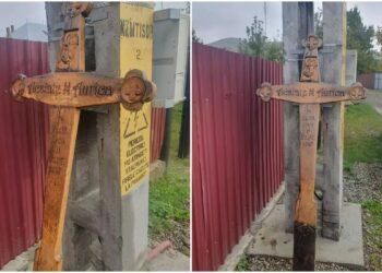 Răzbunare ca-n filme de groază: un bărbat i-a lăsat soției în poartă… crucea soacrei!