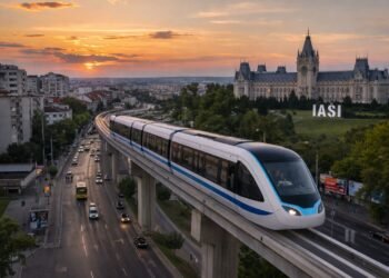 Iașul visează sus: Monorailul suspendat primește undă verde pentru studiul decisiv