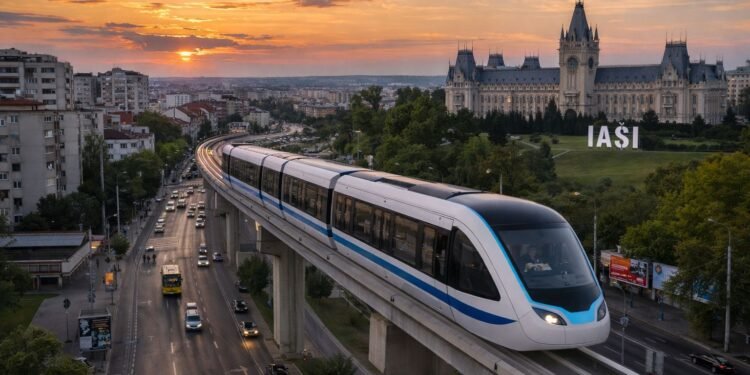 Iașul visează sus: Monorailul suspendat primește undă verde pentru studiul decisiv