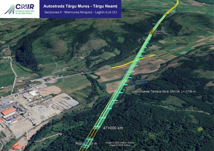 Autostrada Unirii A8 avansează! Lotul 1C Sărățeni – Joseni primește supervizorul după decizia CNSC
