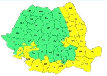 Iarna se intoarce in mai multe judete din tara