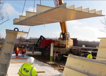 Podul Floria de pe A8 spre Ungheni intră în faza finală a lucrărilor