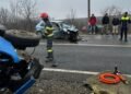 Accident grav la Popricani: patru răniți după impactul dintre trei autoturisme