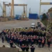 Revoltă la Șantierul Naval Mangalia! Sute de angajați au ieșit în stradă după două luni fără salarii