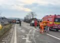 Foto: Accident rutier pe DN28A, la Blăgești: patru mașini implicate, trafic blocat pe un sens