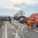 Foto: Accident rutier pe DN28A, la Blăgești: patru mașini implicate, trafic blocat pe un sens