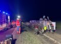 Grav accident la limita judetelor Galati si Vaslui dupa ce un autocar cu pasageri s-a rasturnat