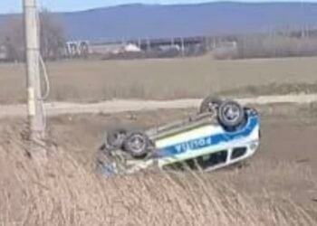 Vrancea | Autospecială de Poliție implicată într-un accident rutier în comuna Ruginești