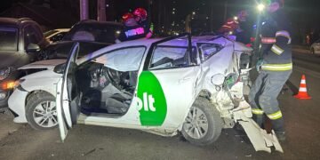 Accident rutier pe Șoseaua Bucium din Iași. Pompierii intervin