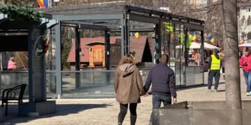 Se schimbă fața centrului Iașului: terasele de pe Ștefan cel Mare, puse la pământ