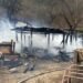 Incendiu într-o gospodărie din Alexandru cel Bun: un adăpost de animale a fost distrus