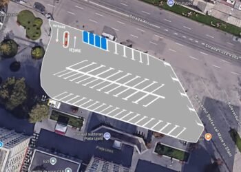 Parcarea de la Cinema Victoria intră în modernizare: sistem automat, plată la oră și supraveghere video