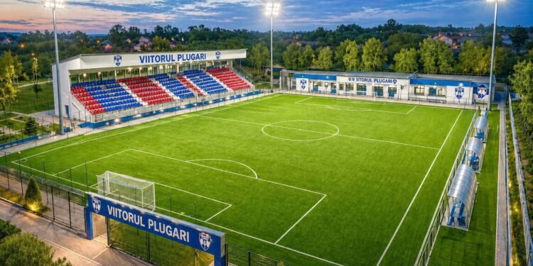 Plugari marchează un gol de milioane: stadion modern de 2 milioane de euro pentru viitorul fotbalului local