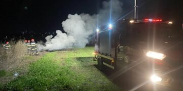 Botoșani | Două incendii de deșeuri vegetale și anvelope uzate, în Noaptea de Înviere