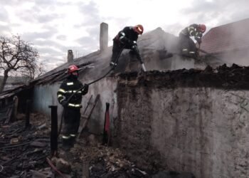 Iași | Intervenție rapidă a pompierilor la Cristești: două locuințe salvate din calea flăcărilor
