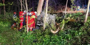 Accident mortal: Sfârșit cumplit pentru doi tineri de 20 de ani într-un bolid BMW M4