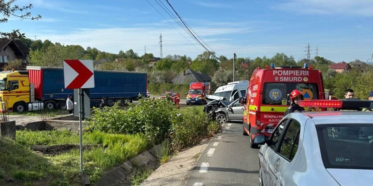 Accident Baia Spirie/Foto: ISU Maramures
