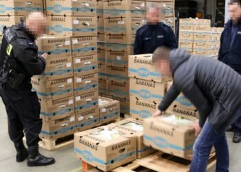 Droguri în valoare de 30 milioane de euro găsite de poliția germană într-un transport de banane