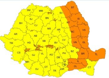 ANM: Avertizare de vânt puternic în toată România