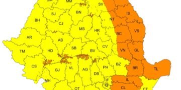 ANM: Avertizare de vânt puternic în toată România