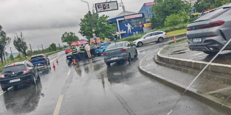 Accident rutier produs în zona Rond Păcurari din municipiul Iași