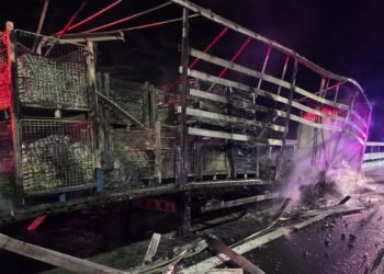 Al doilea autotren care a luat foc pe Autostrada A1 în decurs de câteva ore