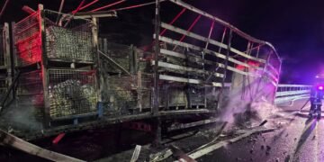 Al doilea autotren care a luat foc pe Autostrada A1 în decurs de câteva ore