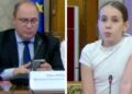 Ironia momentului: ministrul Educației stătea pe telefon când o elevă critica interdicțiile din școli