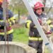 Un ied căzut într-o fântână salvat de pompierii botoșăneni