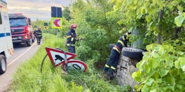 Un bărbat a fost rănit în această seară dupa un accident produs la ieșirea din Botoșani
