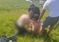 Clipe dramatice la Iași: un bărbat care își provocase răni a fost salvat de polițiști înainte de un gest extrem
