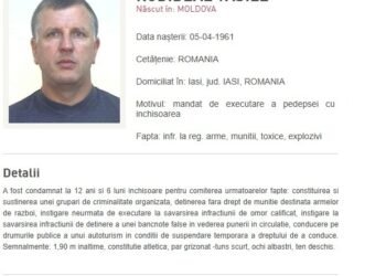 Vasile Rodideal, unul dintre cei mai căutați infractori a fost adus în țară după ce a fost extrădat din Federația Rusă