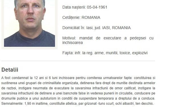 Vasile Rodideal, unul dintre cei mai căutați infractori a fost adus în țară după ce a fost extrădat din Federația Rusă