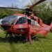 Bacău | Un bărbat a fost preluat inconștient de elicopterul SMURD după ce a fost surprins de surparea unui mal de pământ