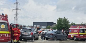 Accident rutier cu mai multe autoturisme implicate în comuna Tomești