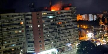Breaking News! O dronă cu explozibil a căzut pe un bloc din Galați