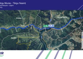 CNIR a predat amplasamentul lotului de autostradă Grințies – Pipirig, parte din A8 Târgu Mureș – Târgu Neamț