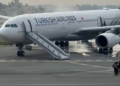 Un avion Turkish Airlines a luat foc la aterizare în Nepal. Toți pasagerii au fost evacuați în siguranță